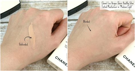 chanel les beiges tinted moisturizer swatches